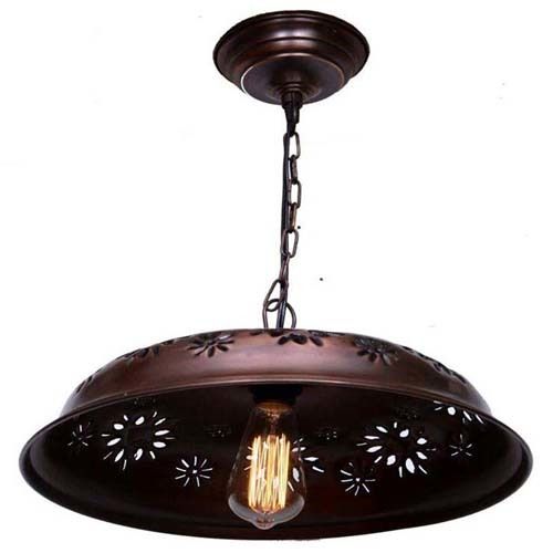 Black / Nickel Finish Designer Hanging Ceiling Light