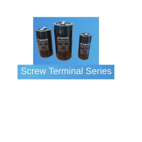 Black 10000 Mfd/100-315 Volt Dc Capacitor