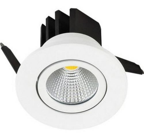 White Aluminium Led Cob Downlight