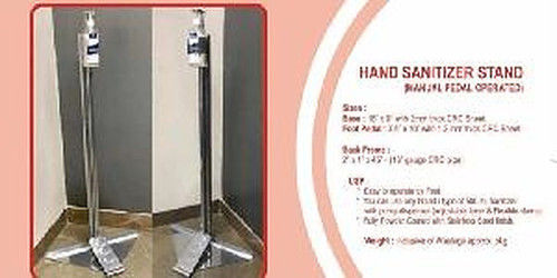 Silver Automatic Hand Sanitizer Dispenser