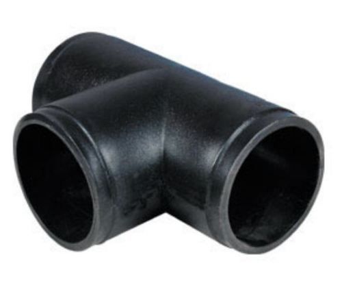 Round Black Plastic Hdpe Pipe Tee