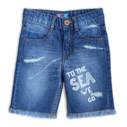 Blue Boy'S Denim Jeans Short