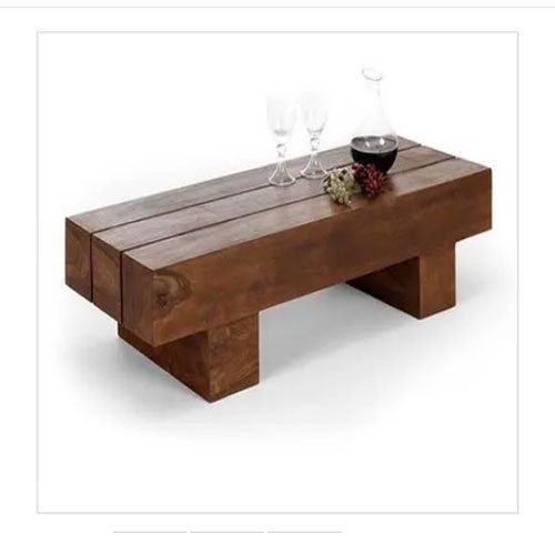 Durable Designer Brown Wooden Center Table