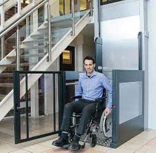 Stainless Steel Electric Hydraulic Disabled Lift For Villas, Houses And Work Places