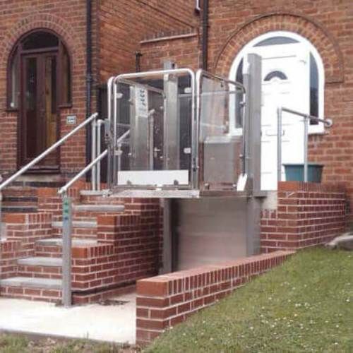 Stainless Steel Electric Hydraulic Disabled Lift For Villas, Houses And Work Places