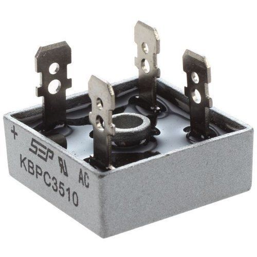 Black Electrically Isolated Kbpc3510 Bridge Rectifier