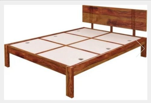 Rectangular Modular Solid Wooden Bed