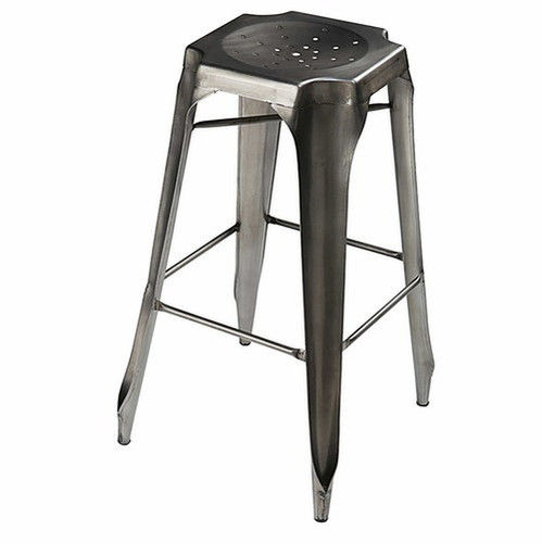 Gun Metal Color Bar Stool Dimension(L*W*H): 45W*45D*75H Cm  Centimeter (Cm)