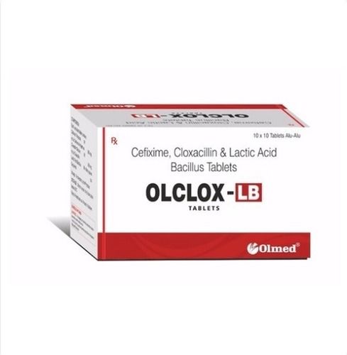 Cefixime, Cloxaclin and Lactic Acid Bacillus Tablet