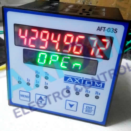 Fine Finish Flow Totalizer Accuracy: 0.1  %