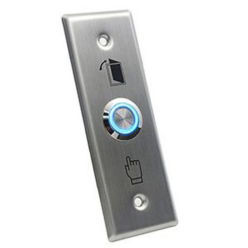 Silver Metal Led Exit Switch (M31Exled)