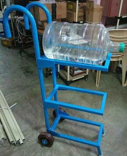 Mild Steel Water Bottle Trolley Application: Industrial