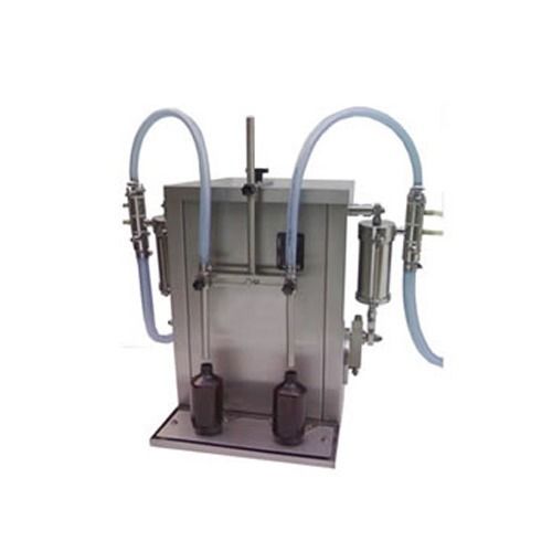 Silver Semi Automatic Liquid Filling Machine