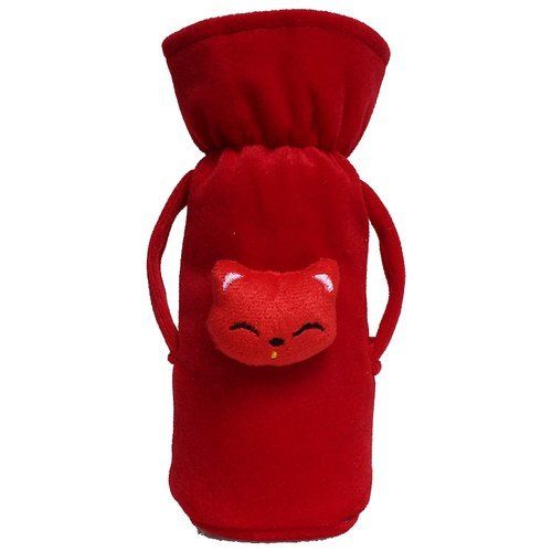 Red Baby Plain Bottle Cover