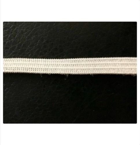 Plain Knitted White Elastic Tape Roll