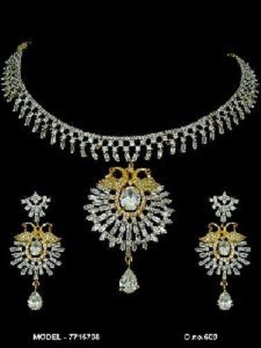 Fancy Diamond Jewellery Set Excellent