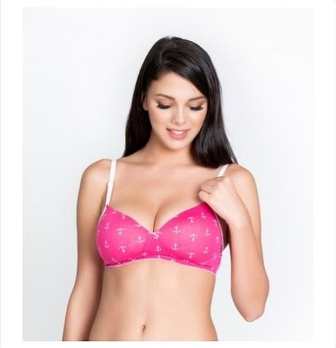 Padded Plain Ladies Cotton Lycra Cup Bra, Size- 32-40 in Delhi at