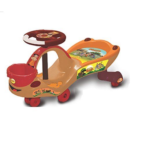 Green And Yellow Designer Adjustable Kids Car