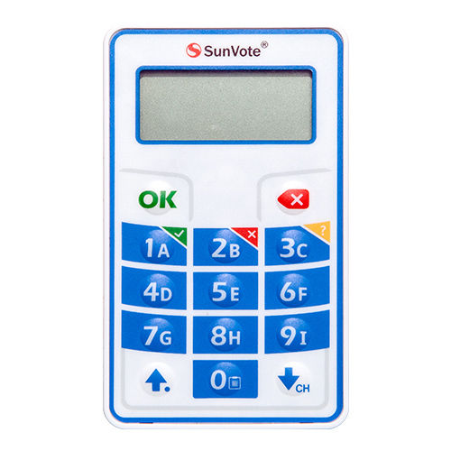 Audience Response System And Voting Keypad S52Plus Application: Business Meeting