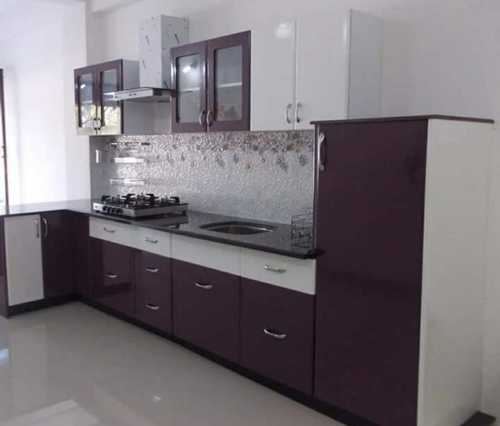 Multicolor Designer Polished Modern Kitchen