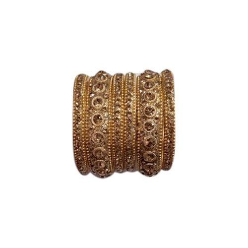 Fashion Ladies Artificial Golden Bangles