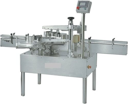 Semi Automatic Self Adhesive Double Side Flat Cum Round Labeling Machine