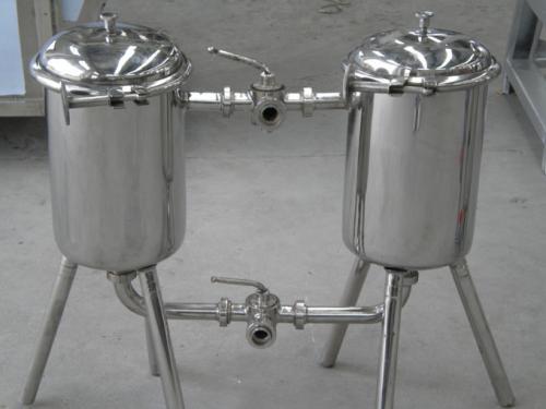 Stainless Steel Double Filter Capacity: 0.3-5 M3/Hr