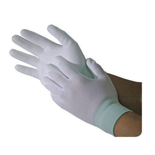 White Esd Palm Coated Gloves