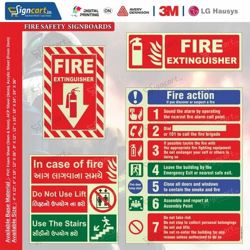 Mix Fire Safety Signs