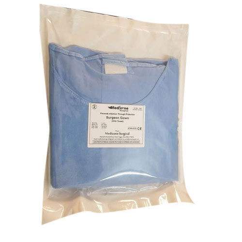 Blue Plain Surgeon Gown