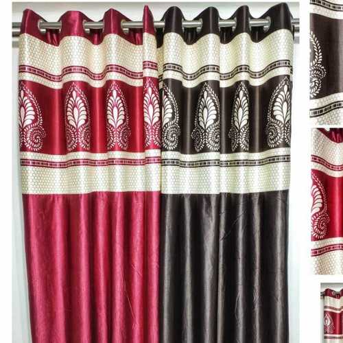 Mixed Readymade Long Crush Polyester Curtains