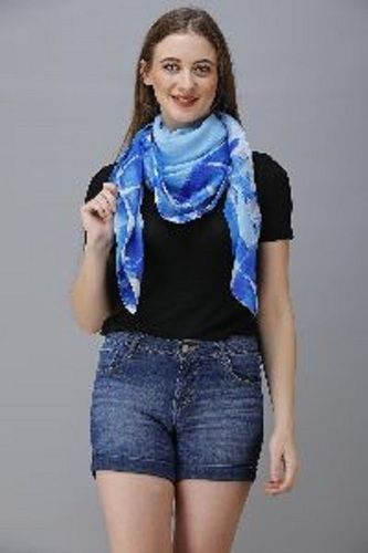 Various Colors Are Available Wrinkle Free Polyester Scarves