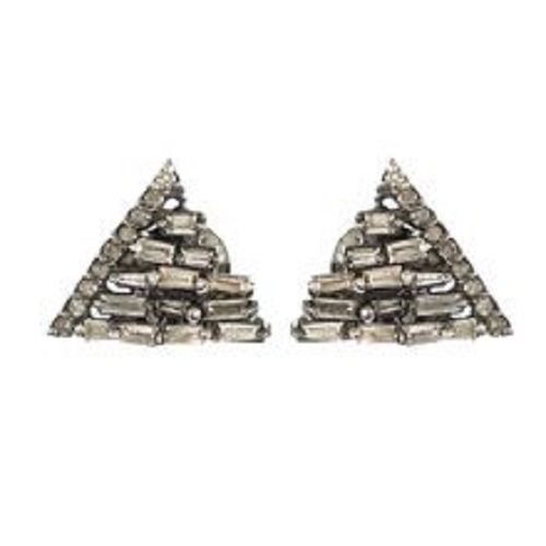 Baguette Cut Stud Earrings