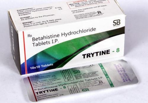 Betahistine Hydrochloride 8 Mg Tablets General Medicines