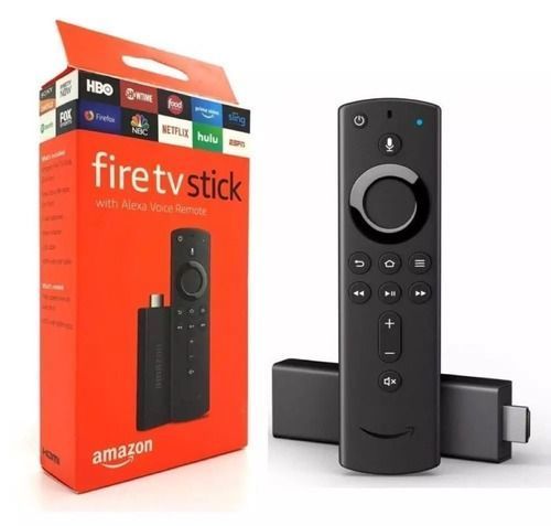 Fire TV Stick Remote - Black ABS Plastic , Dolby Atmos Audio Support, Alexa Voice Control, 100 ft Control Distance, New Condition, 2 Year Warranty