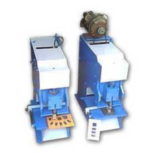 Blue Electric Operated Switch Board Cutting Machine