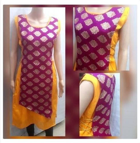 Neck design hotsell for brocade kurti