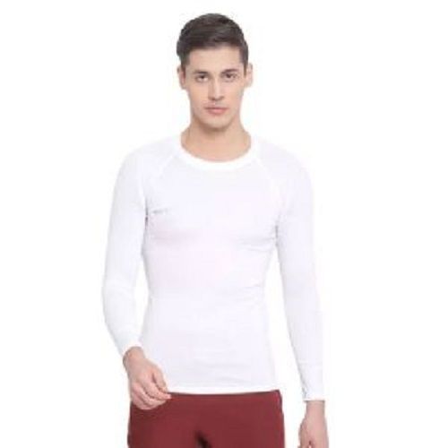 White Mens Compression T Shirt