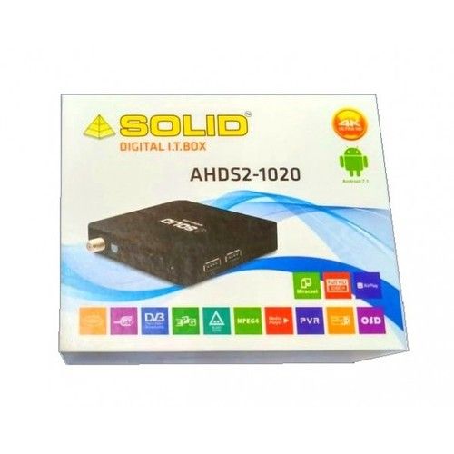 Solid Ahds2-1020 Android (Satellite & Android 7.1) Combo Set Top Box Application: Tv