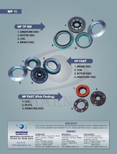 Armature and Brake Disc Clutches