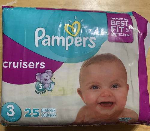 Pampers Cruisers Size 3 25 Counts Jumbo Pack Diapers