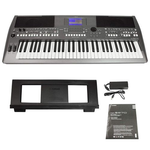 Yamaha Electronic Keyboard Piano Portatone 61 Keys Body Material: Plastic