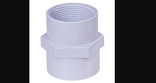 White 10 Kg Pvc Female Threaded Adapter