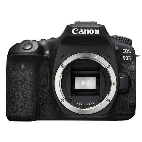 Black Canon Eos 90D 4K Digital Slr Camera Body