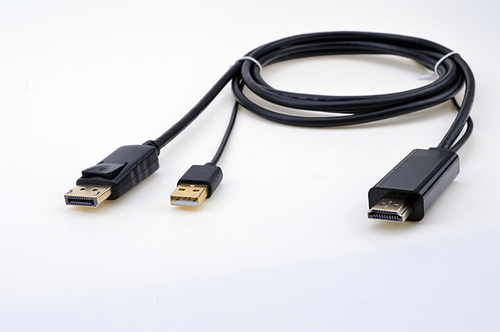 HDMI to DP Adapters 4K 2M USB Power By Dongguan HuaQing Electronic Technology Co.,Ltd.