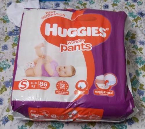 White Huggies Pants Small Size Baby Diaper