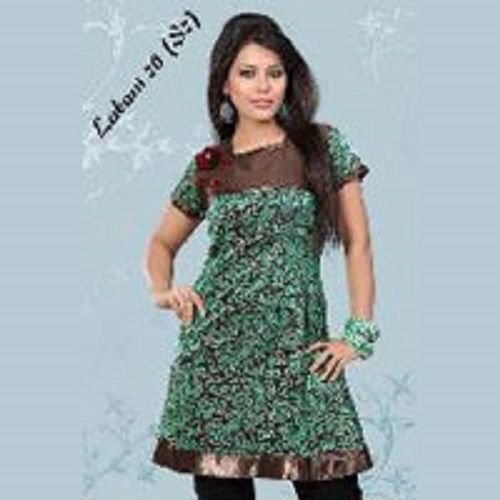 Various Colors Are Available Brasso Fabric Women Kurtis