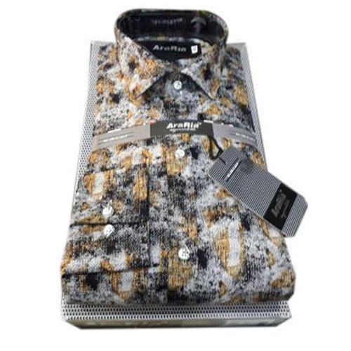 Multicolor Men Designer Casual Shirt