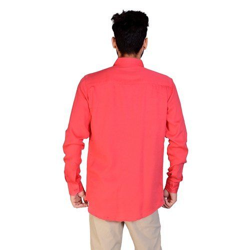 Mens Casual Wear Plain Shirt