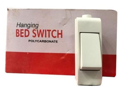 White Electric Polycarbonate Hanging Bed Switches